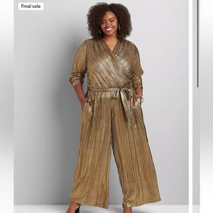 Gold Metallic Jumpsuit